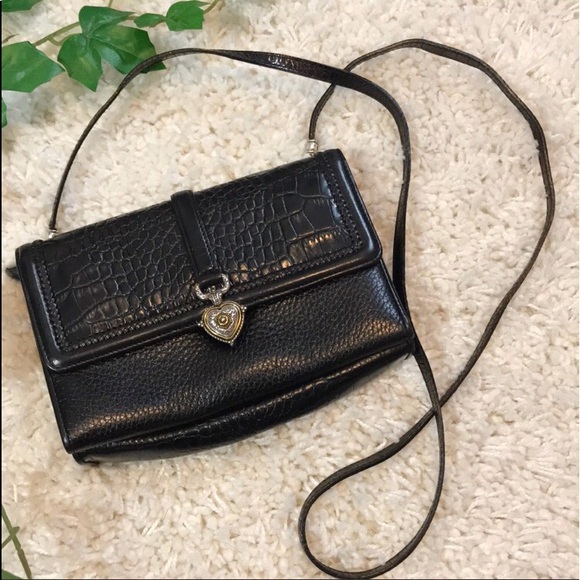 Brighton Handbags - BRIGHTON LEATHER CROSSBODY BAG ORGANIZER CARRYALL